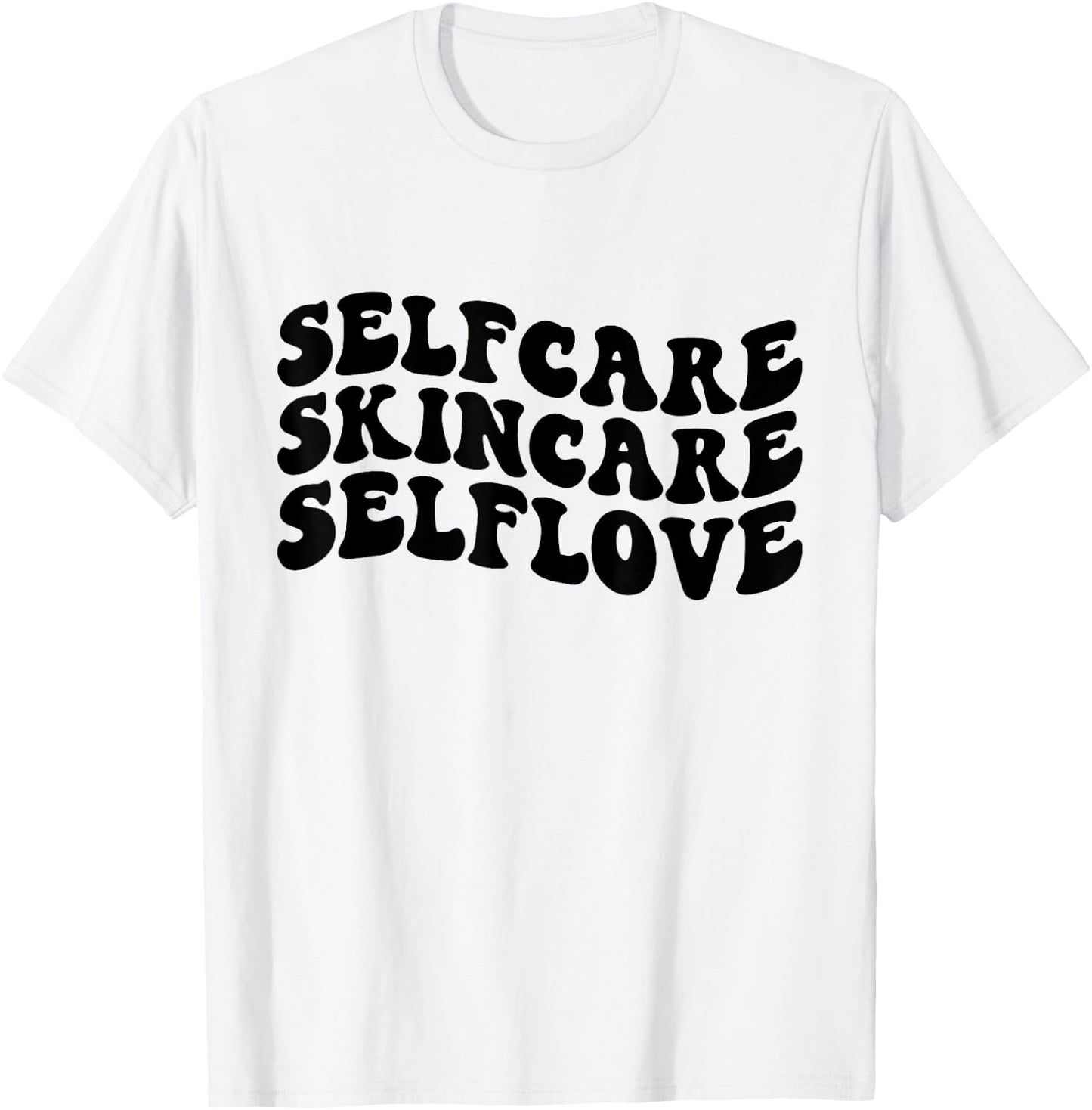 Selfcare Skincare Selflove Retro Esthetician T-Shirt - T-Shirt | White