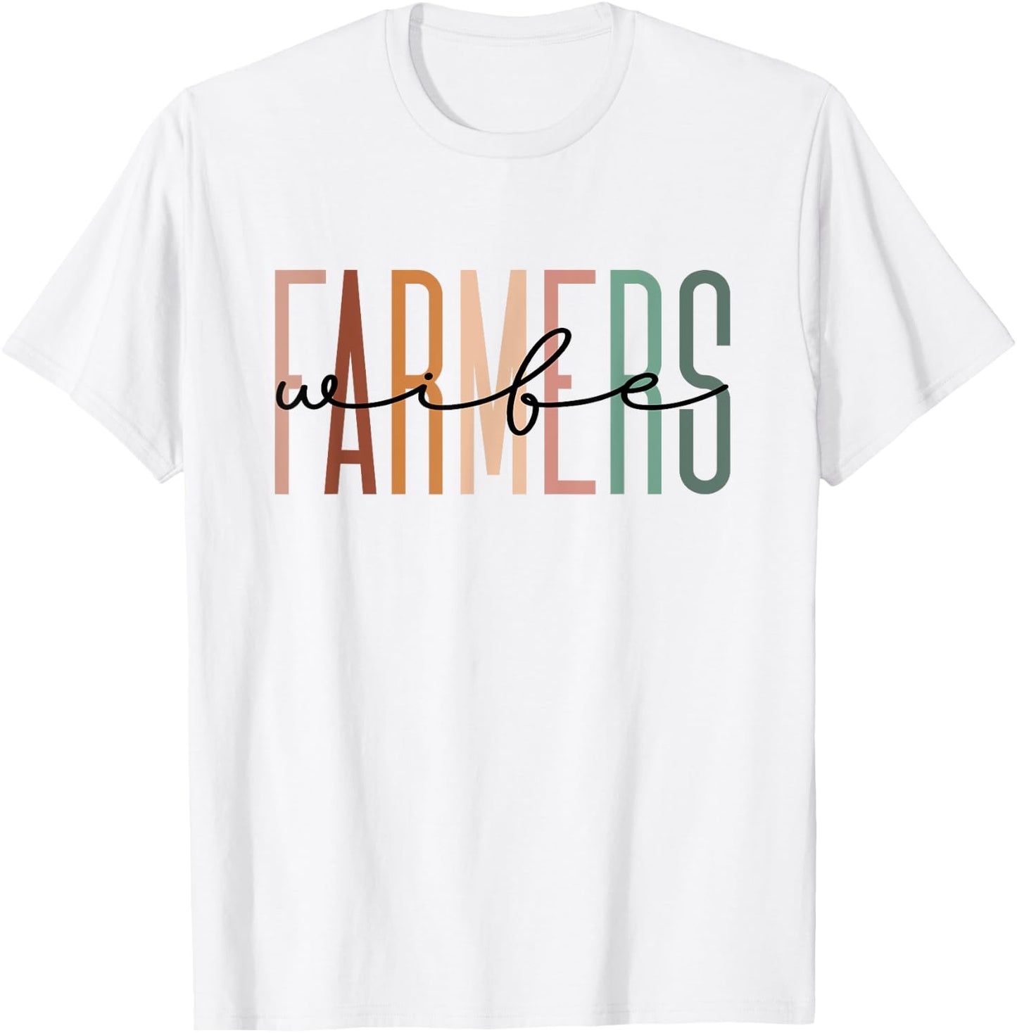 Farmers Wife Farmer Lover Wife Farming life T-Shirt - T-Shirt | White