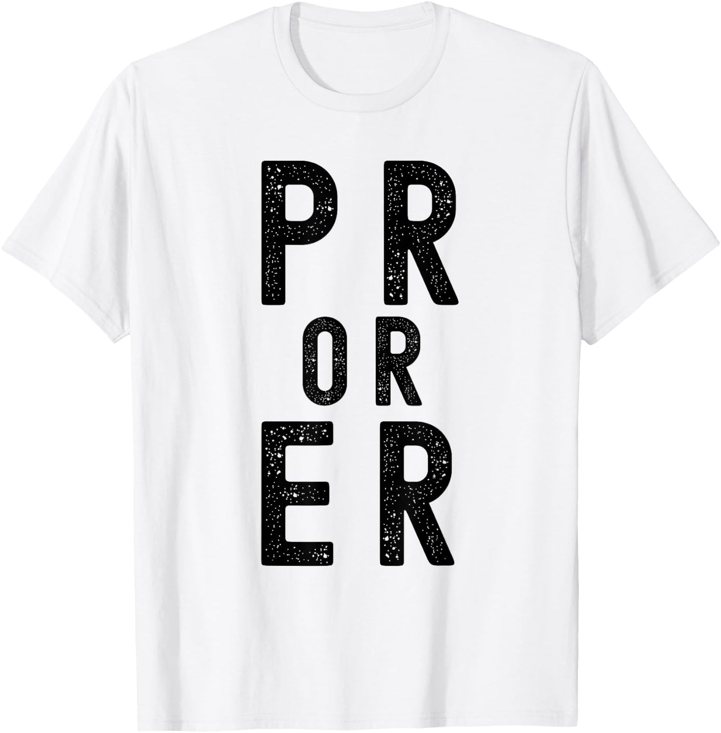 PR Or Er cool Weightlifting Bodybuilding Fitness Gym T-Shirt - T-Shirt | White
