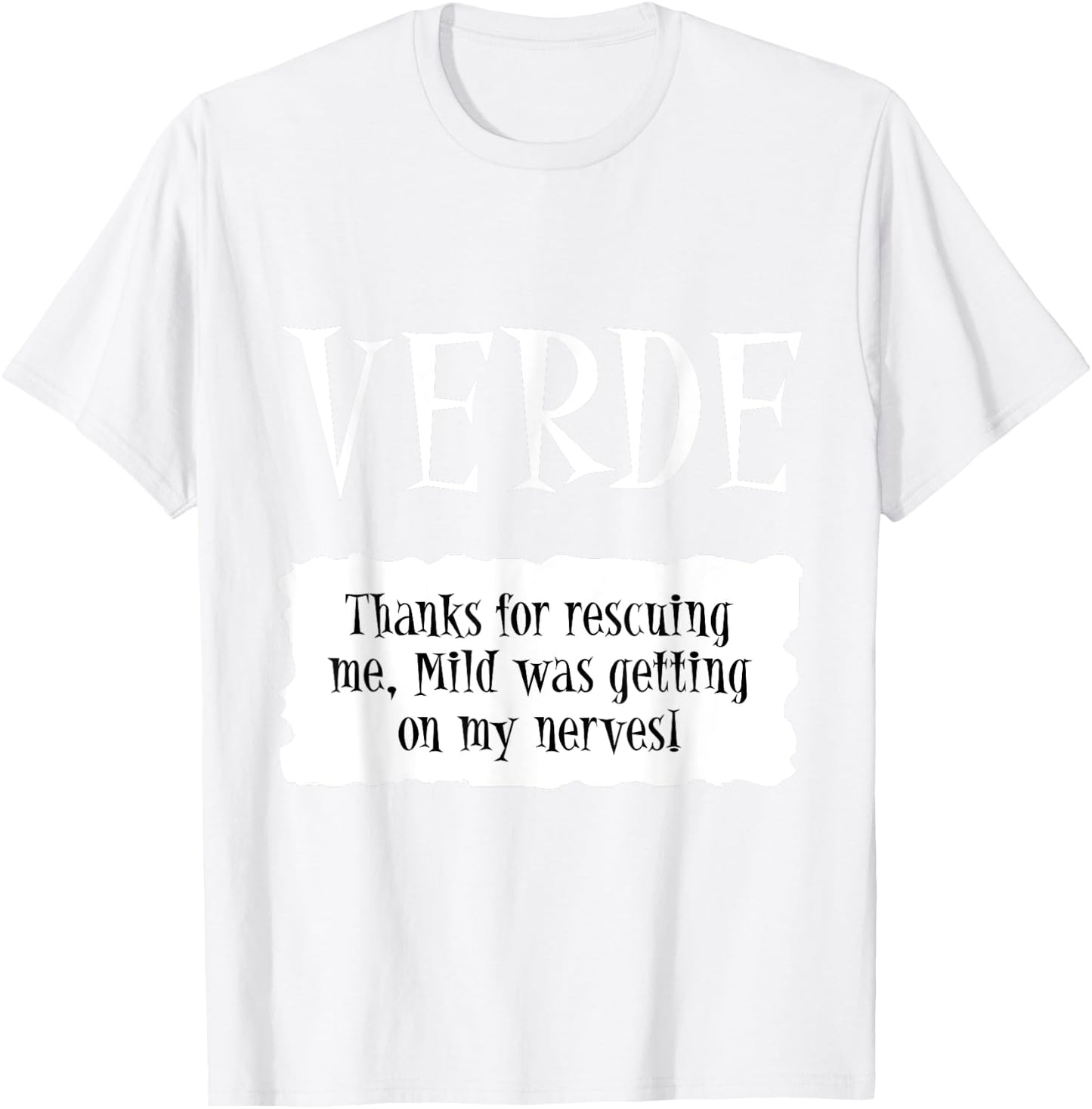 VERDE - Hot Packet Halloween Taco Costume DIY Easy Uniform T-Shirt - T-Shirt | White