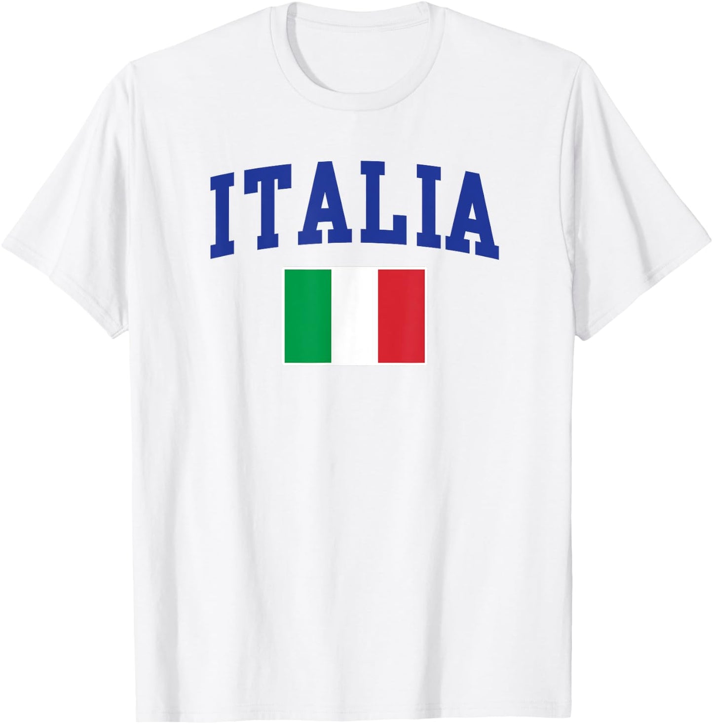 Italia Flag Italy Italiano Italian Family Novelty Souvenir T-Shirt - T-Shirt | White