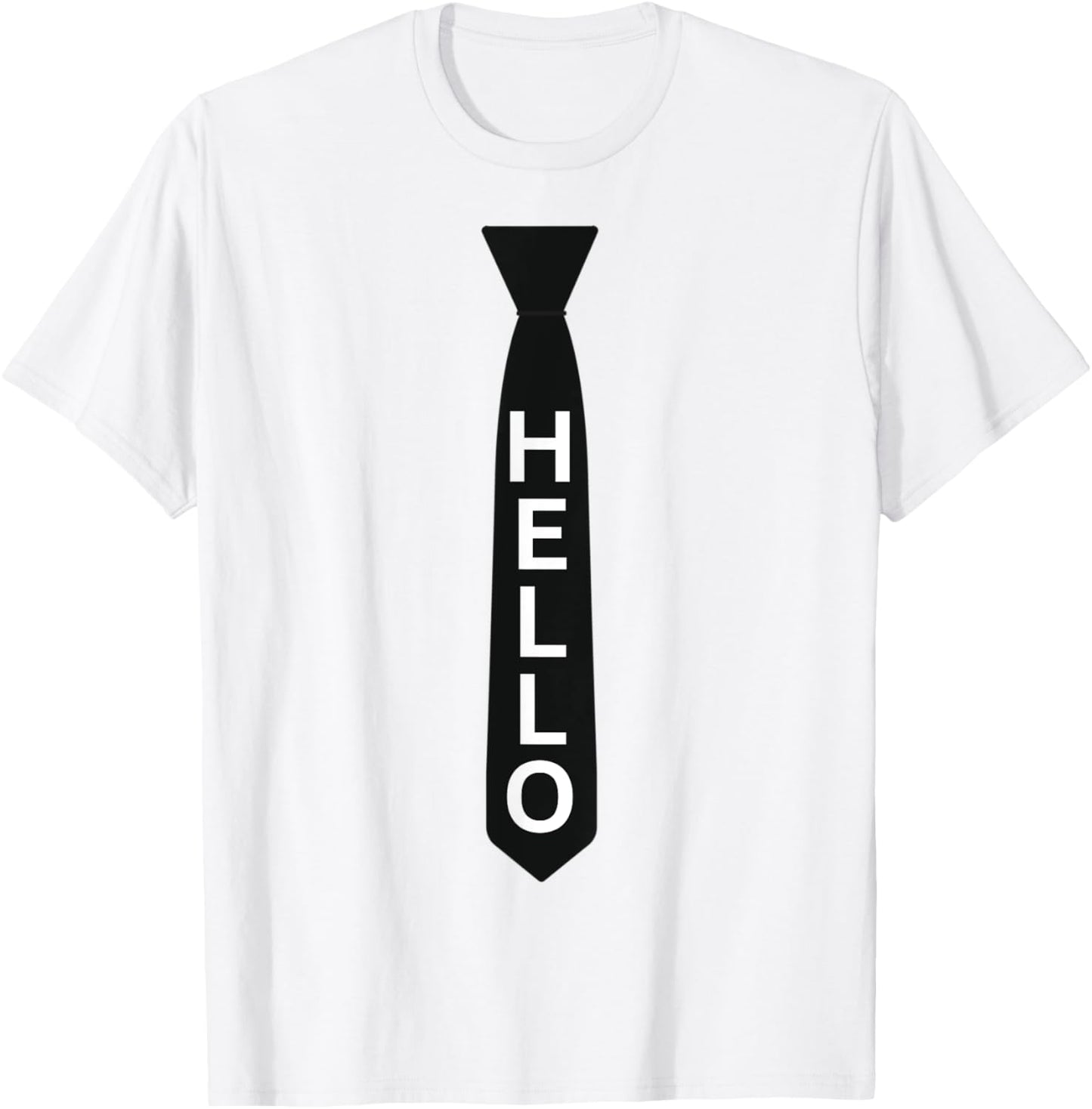 Book of Mormon Musical Hello Tie T-Shirt - T-Shirt | White