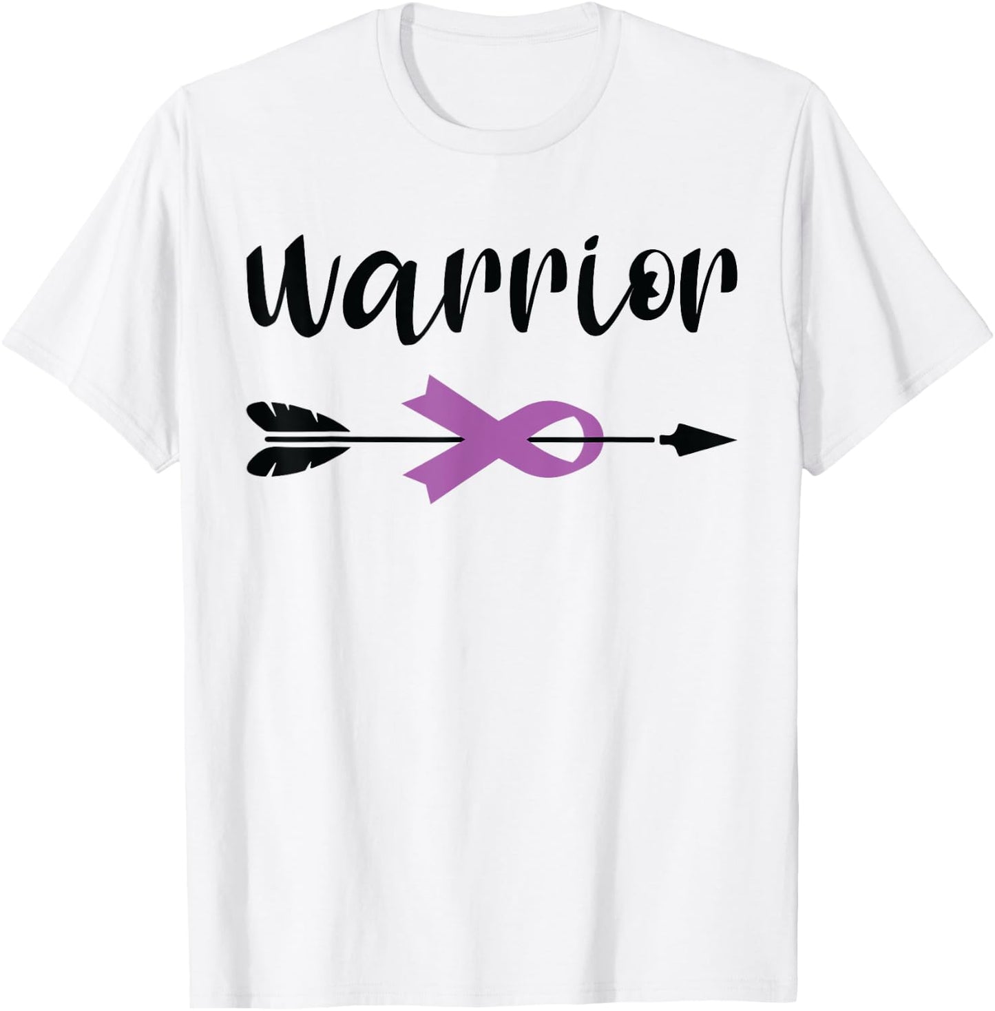 Warrior Cancer Support - Ribbon Leiomyosarcoma Awareness T-Shirt - T-Shirt | White