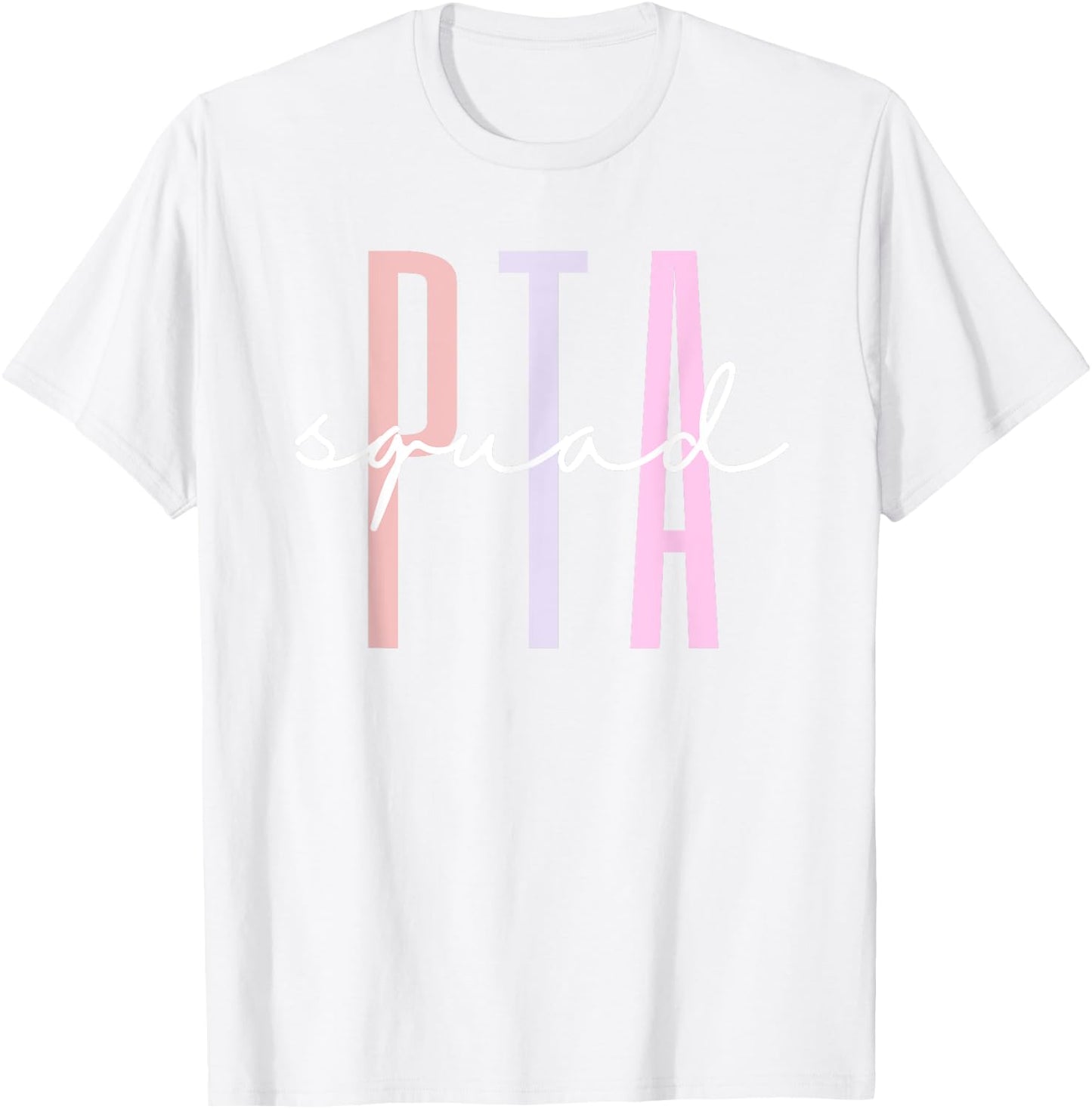 PTA Squad School Parent Teacher Matching Team Volunteers Men Women Girls Kids T-Shirt - T-Shirt | White