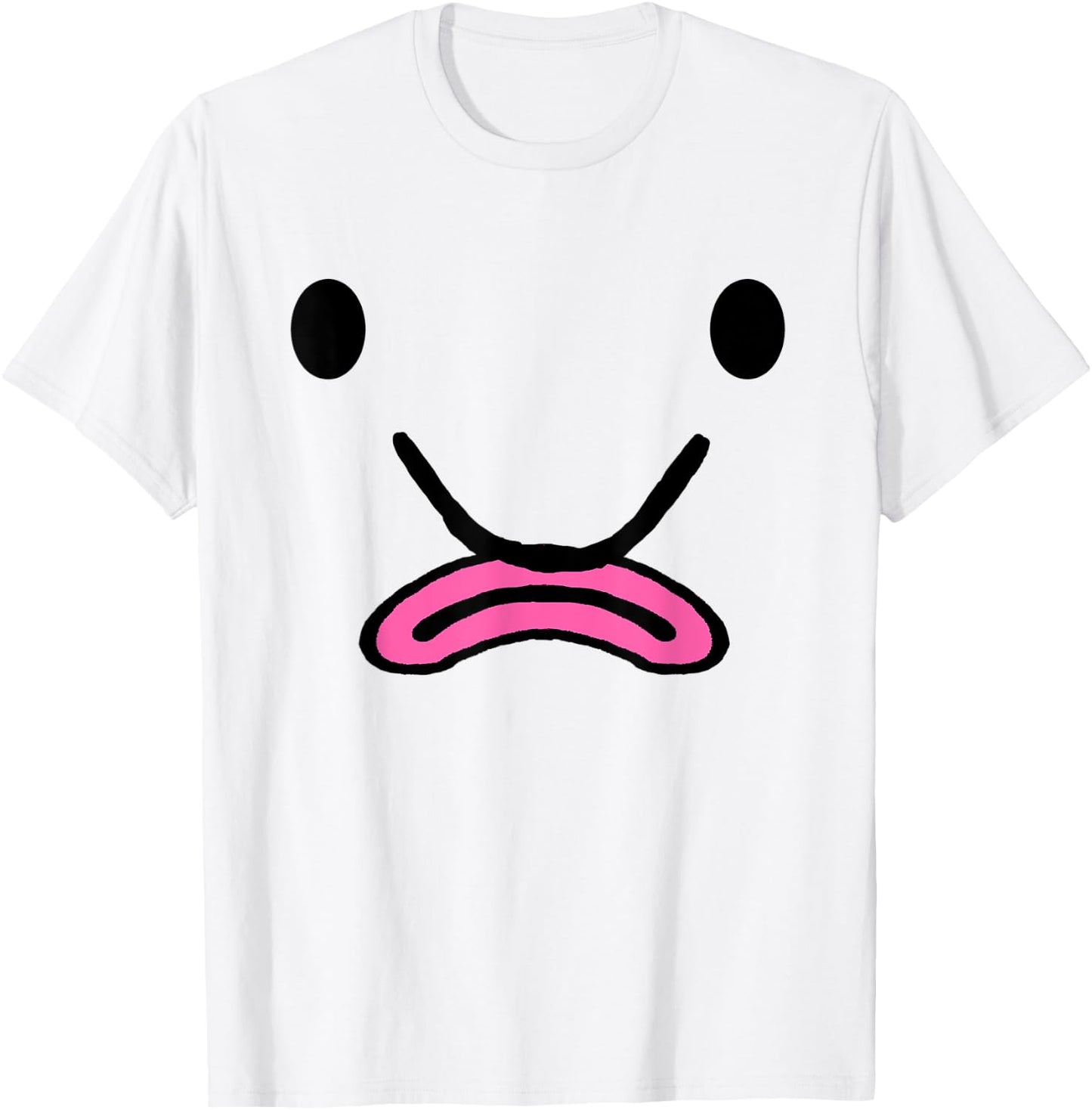 Blobfish Costume Funny Ugly Grumbling Fish T-Shirt - T-Shirt | White