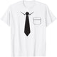 Black Tie and Pocket Men's Great costume weddings Halloween T-Shirt - T-Shirt | White