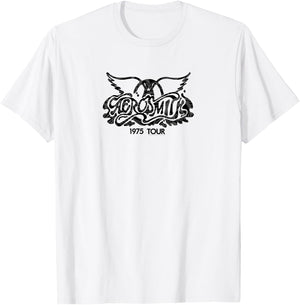 Aerosmith - 1975 Tour Wings T-Shirt - T-Shirt | White