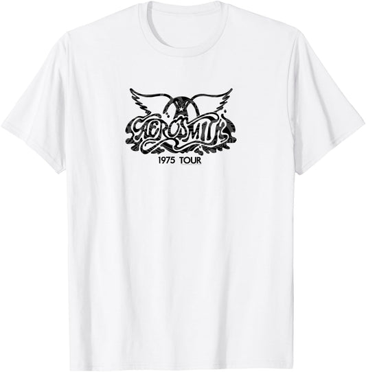 Aerosmith - 1975 Tour Wings T-Shirt - T-Shirt | White