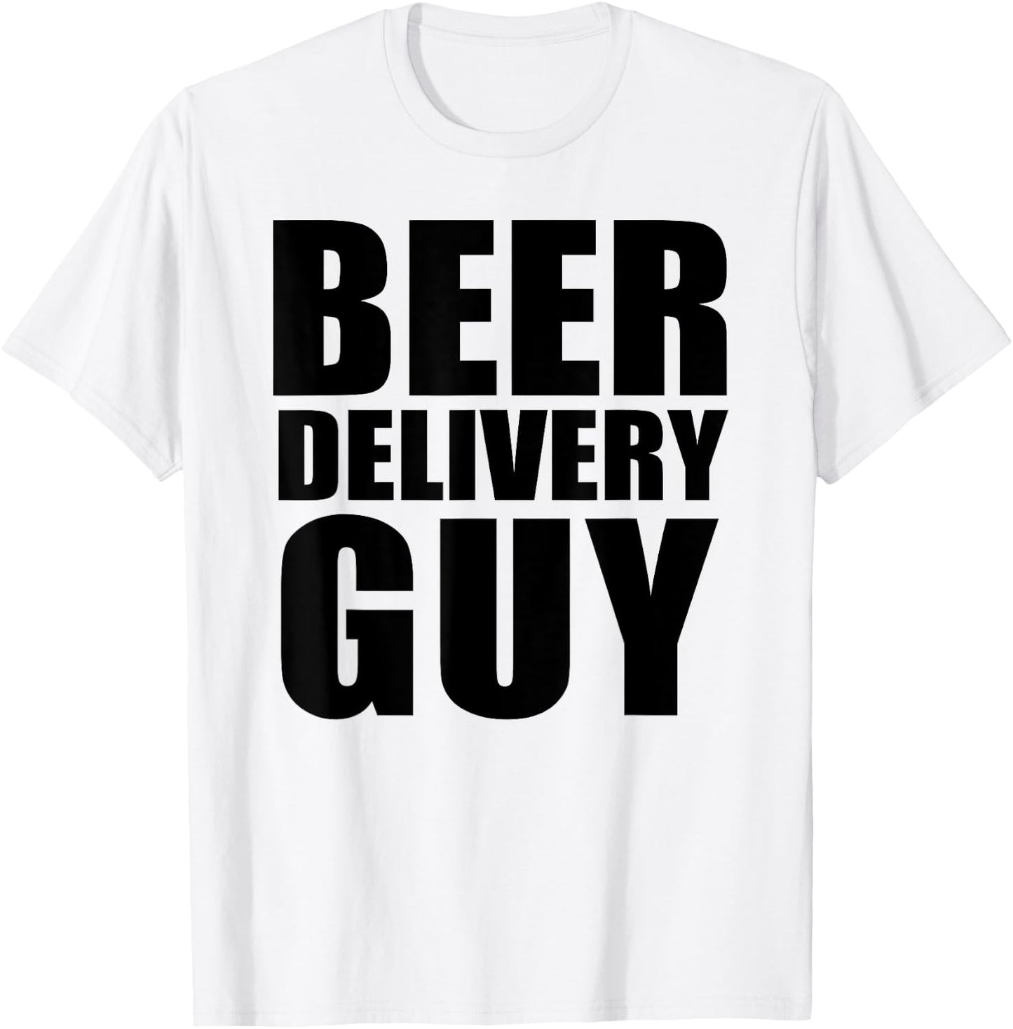 Beer Delivery Guy T-Shirt - T-Shirt | White