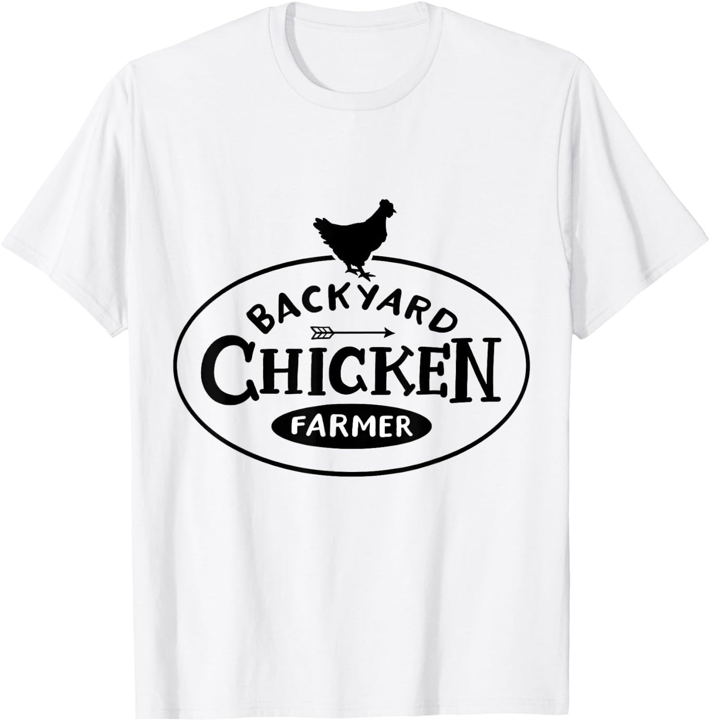 Backyard Chicken Farmer Chicken Lover Cute T-Shirt - T-Shirt | White