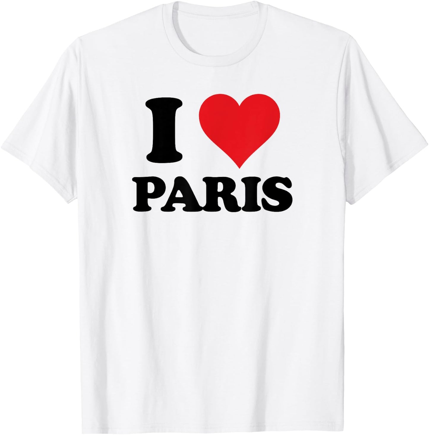 I Heart Paris First Name I Love Personalized Stuff T-Shirt - T-Shirt | White