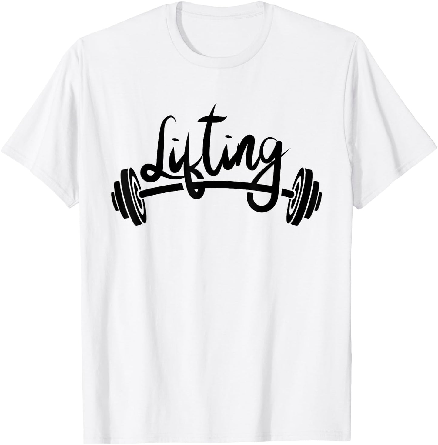 Lifting Workout Lift Gym Weightlifting T-Shirt - T-Shirt | White