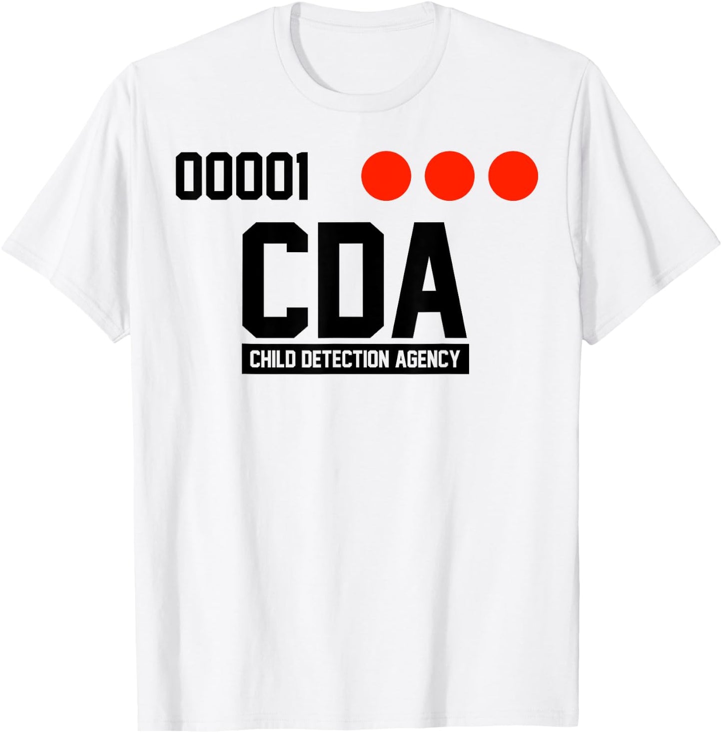 C D A Child Detection Agency T-Shirt - T-Shirt | White
