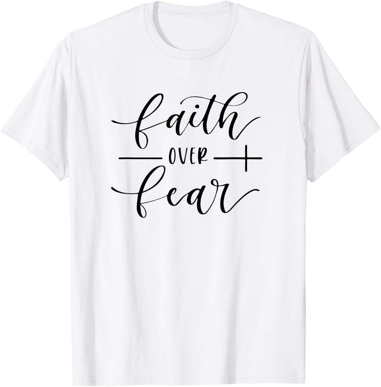 Faith Over Fear Y'all Need Jesus Christ Christian Men Women T-Shirt - T-Shirt | White