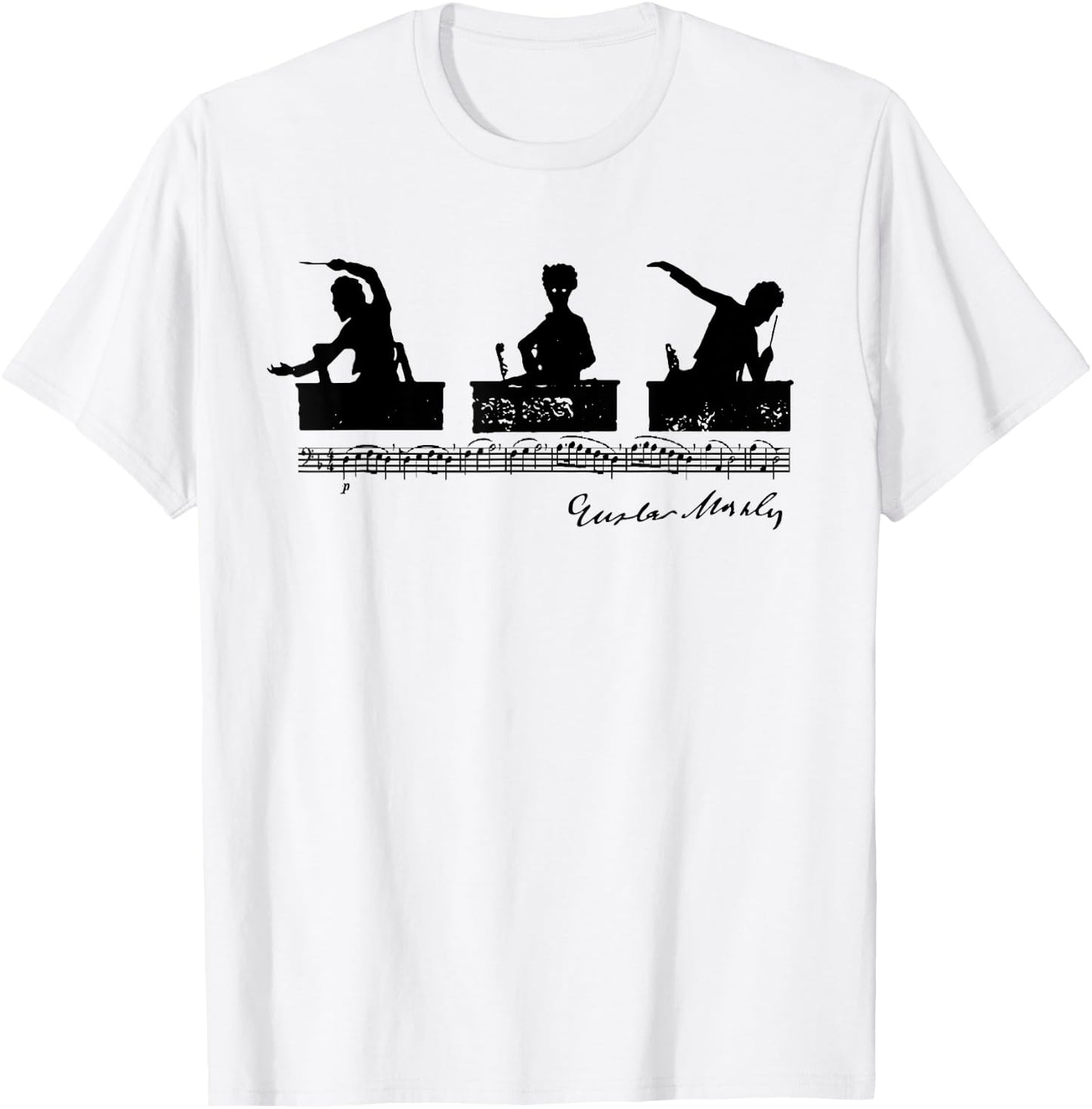 Mahler composer conductor classical music T-Shirt - T-Shirt | White