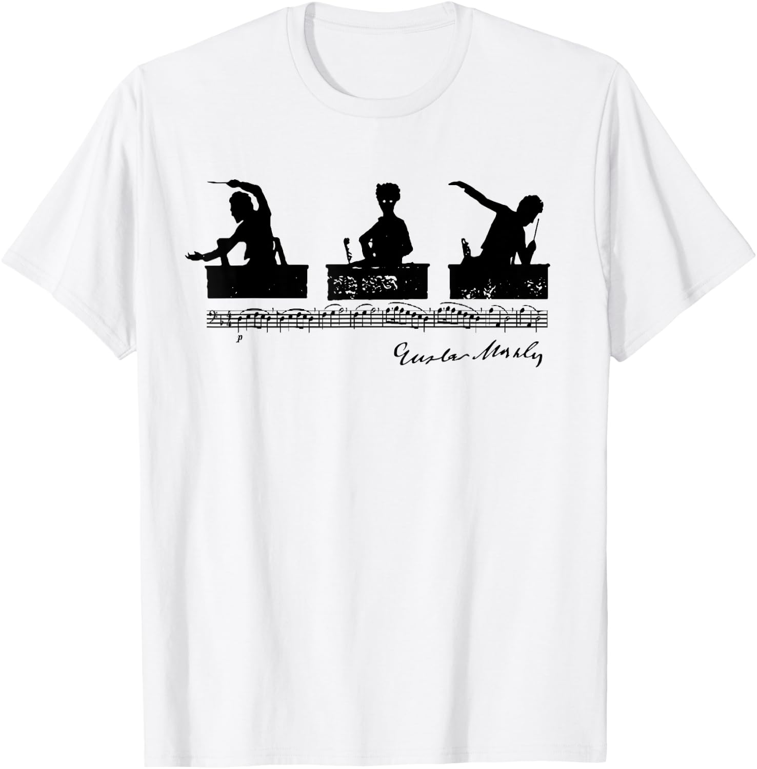 Mahler composer conductor classical music T-Shirt - T-Shirt | White