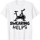 Funny Spin Class Rhythm Cycling Workout Stationary Spin Bike T-Shirt - T-Shirt | White