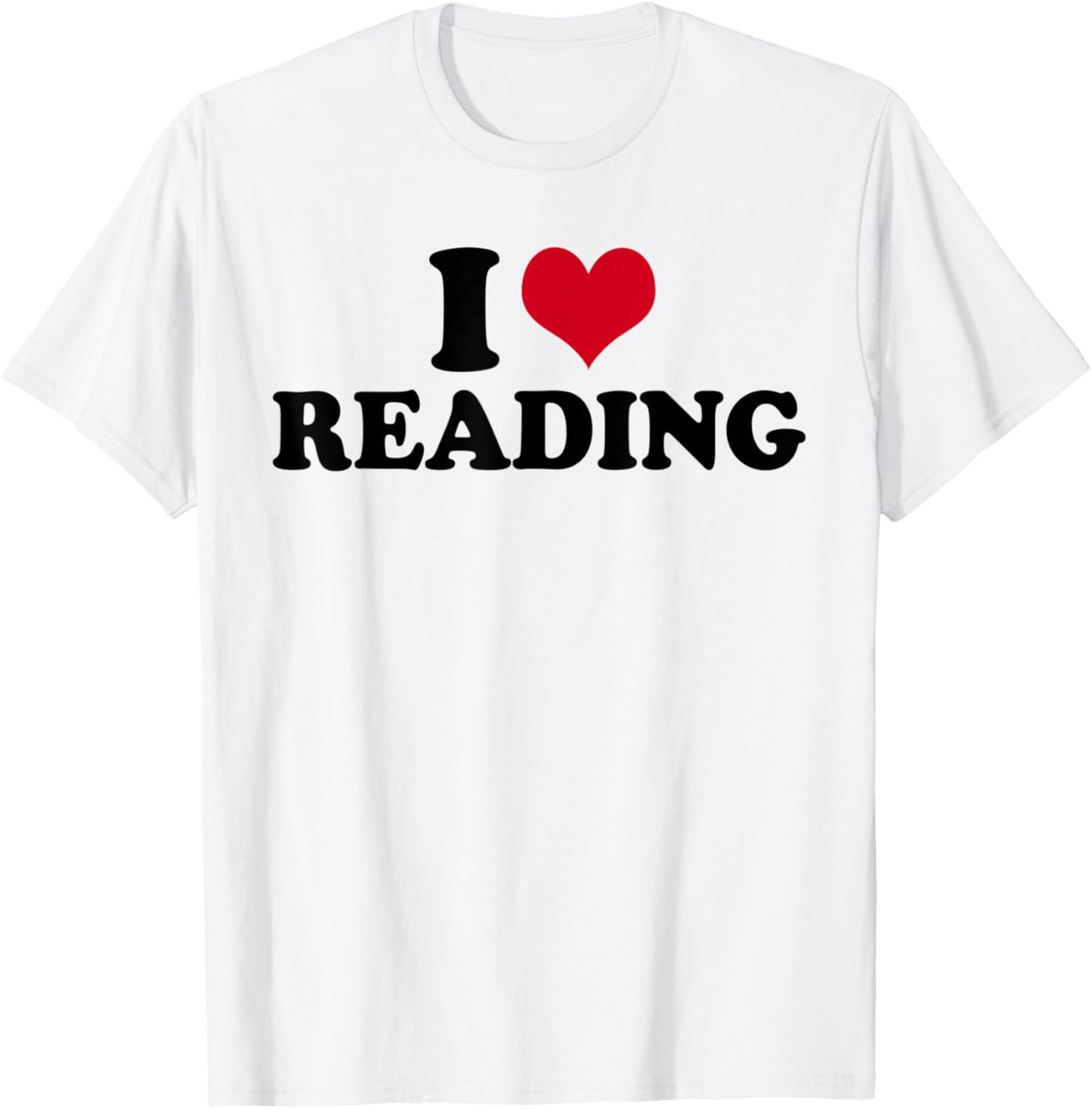 I Love Reading T-Shirt - T-Shirt | White