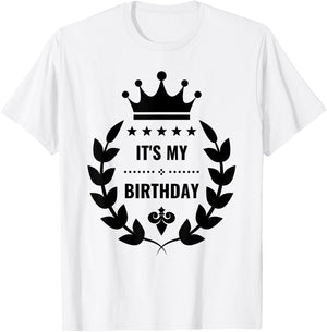 It's My Birthday Girls Boys Kids Party Outfit T-Shirt - T-Shirt | White