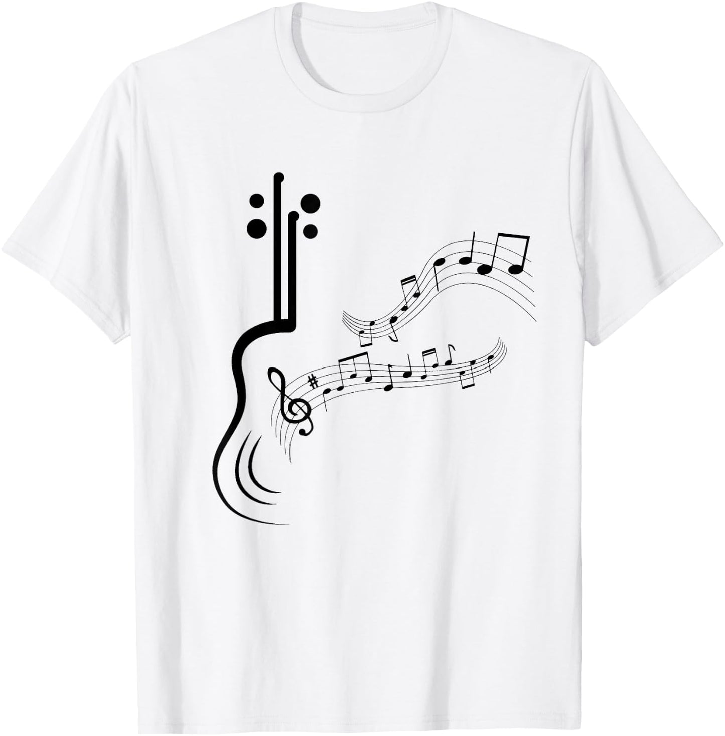 Musical Sheet Music Musicians Clef Sheet Music T-Shirt - T-Shirt | White