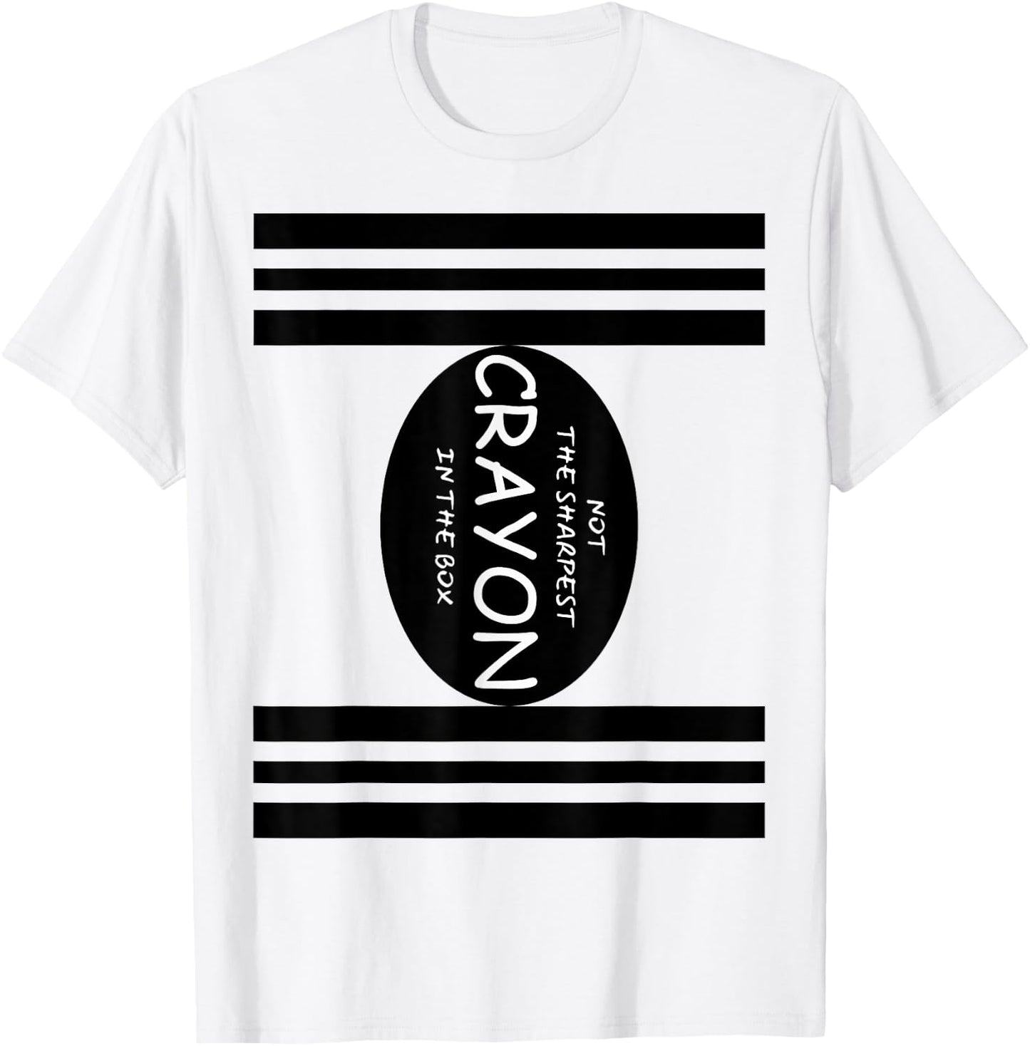 Funny Not The Sharpest Crayon In The Box Halloween Couples T-Shirt - T-Shirt | White