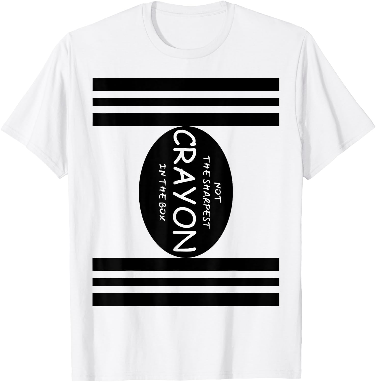 Funny Not The Sharpest Crayon In The Box Halloween Couples T-Shirt - T-Shirt | White