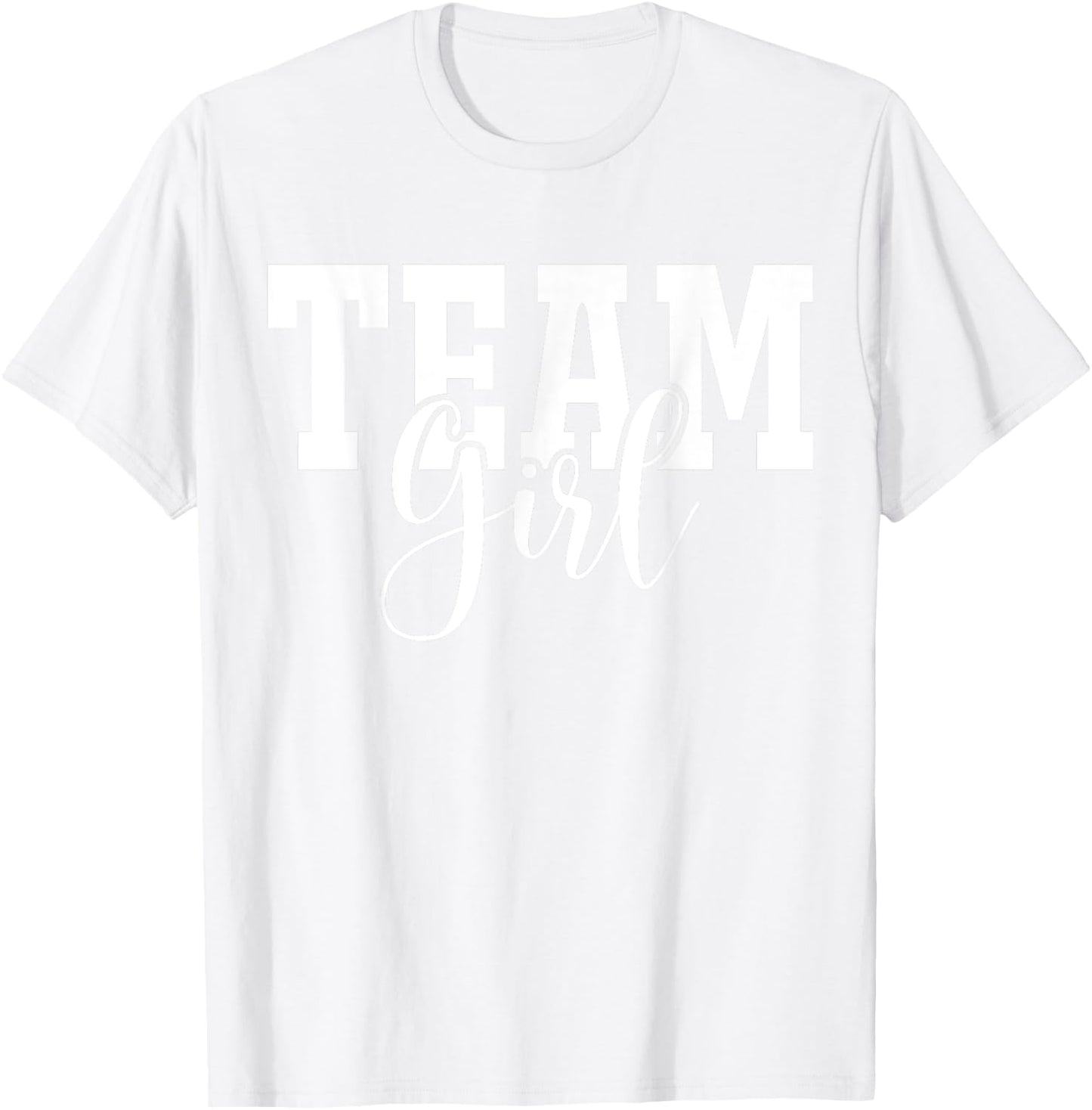 Pink Team Girl Team Boy Gender Reveal Party Matching Family T-Shirt - T-Shirt | White