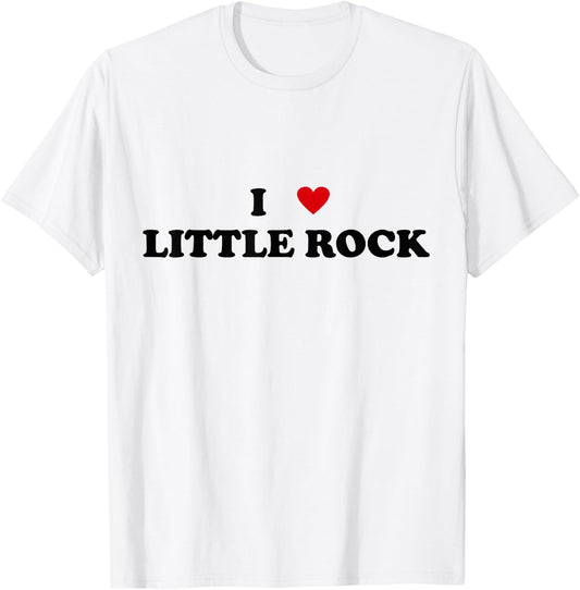 I Heart USA City - I Love Little Rock T-Shirt - T-Shirt | White