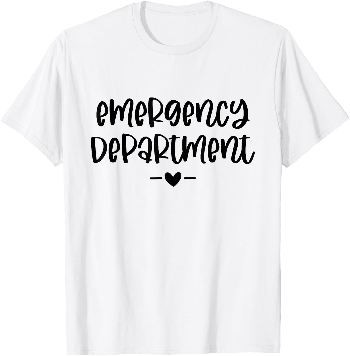 Emergency Department Emergency Room Healthcare Nursing T-Shirt - T-Shirt | White