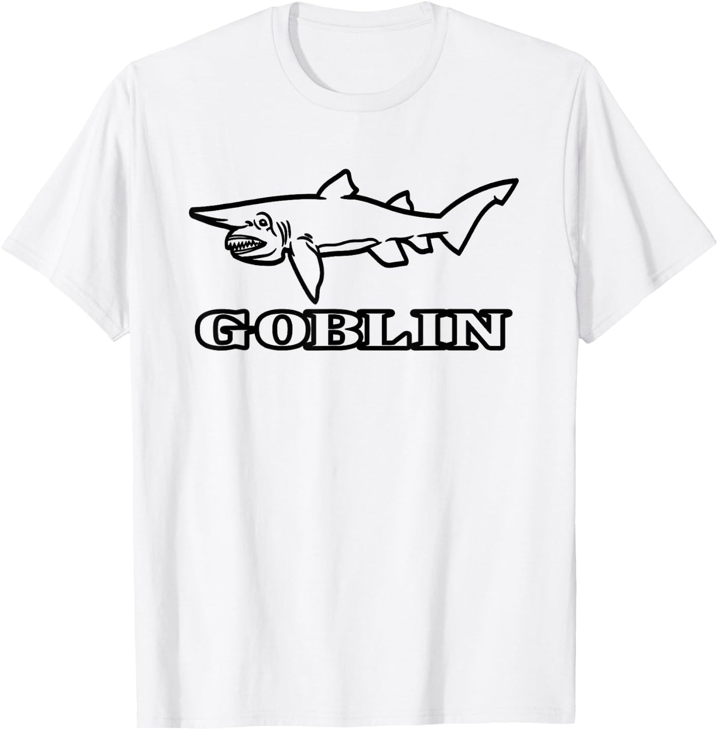 Goblin Shark - Rare Fish Marine Biology Ichthyology T-Shirt - T-Shirt | White