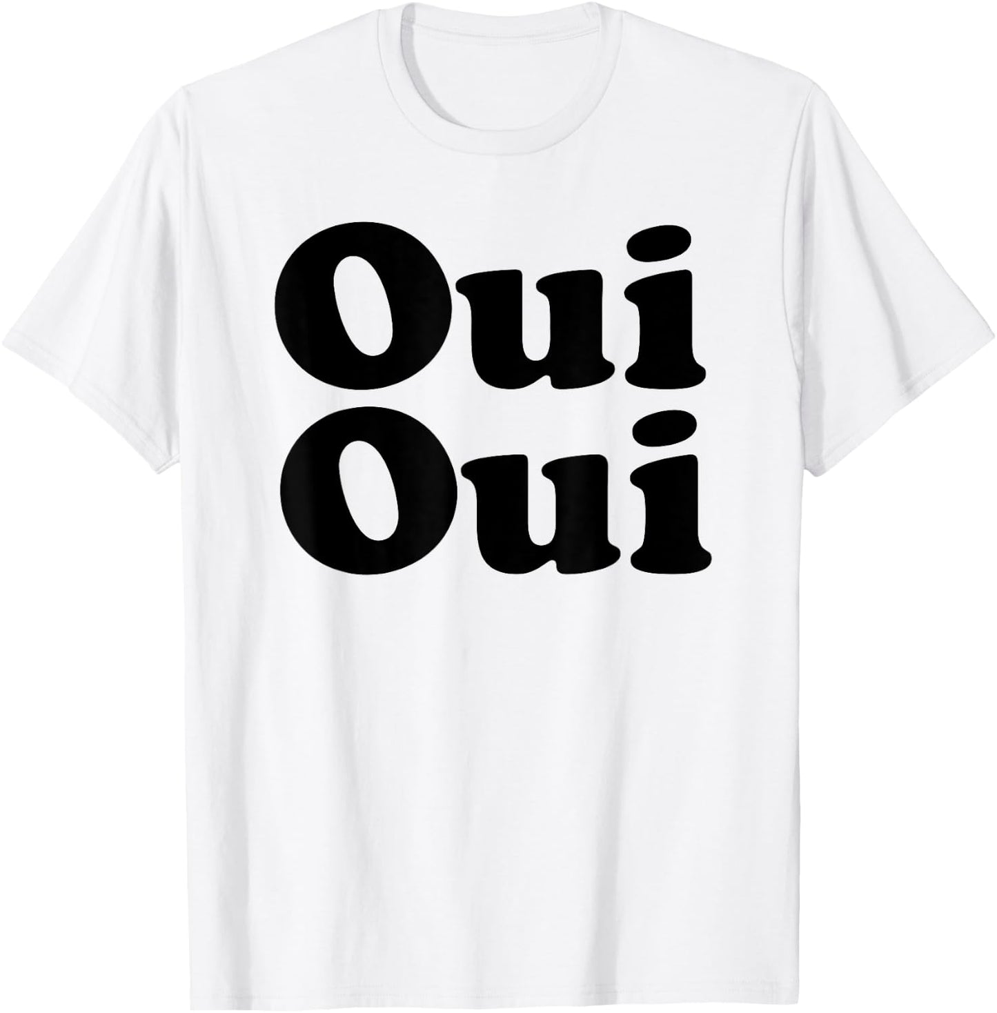 Oui Oui Blue Cotton Polyester , -Adults, -Kids, Short Sleeve, , Regular Fit, Small, Medium, 6, 16.5 T-Shirt - T-Shirt | White