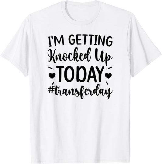 Embryo Transfer Day IVF Transfer Day Couple T-Shirt - T-Shirt | White