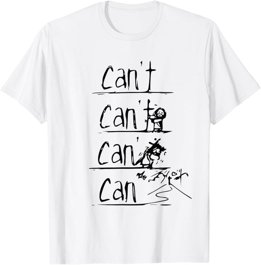 Jesus Christian Cross Cant Can Art T-Shirt - T-Shirt | White