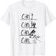 Jesus Christian Cross Cant Can Art T-Shirt - T-Shirt | White