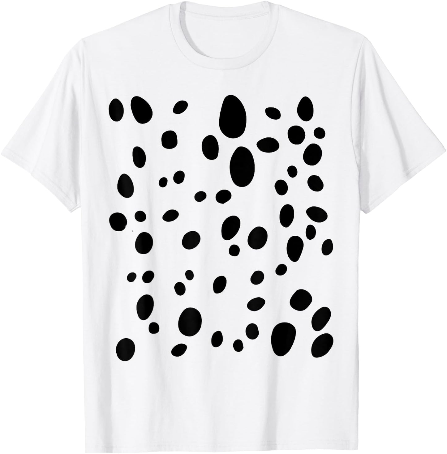 Funny Pretend I'm a Dalmatian Dog Halloween Costume Women Kids T-Shirt - T-Shirt | White