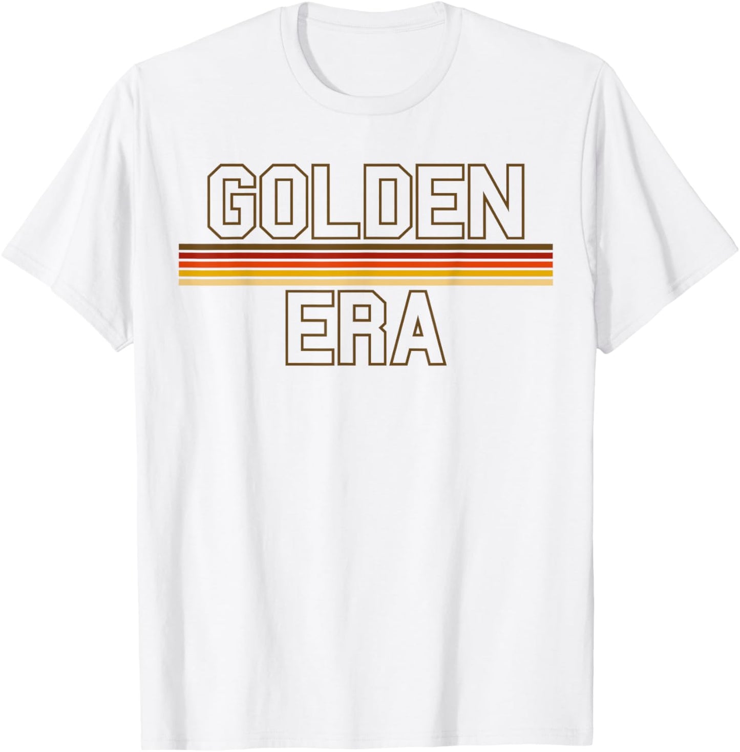 Golden Era Retro Style Old School Bodybuilding Workout Gym T-Shirt - T-Shirt | White