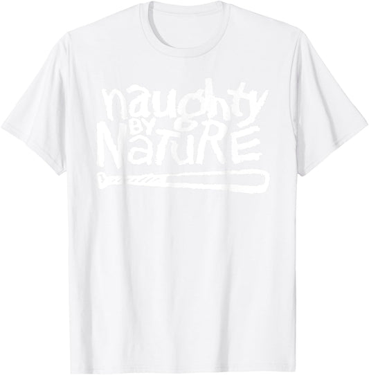 Naughty By Nature – White Logo On Kelly T-Shirt - T-Shirt | White