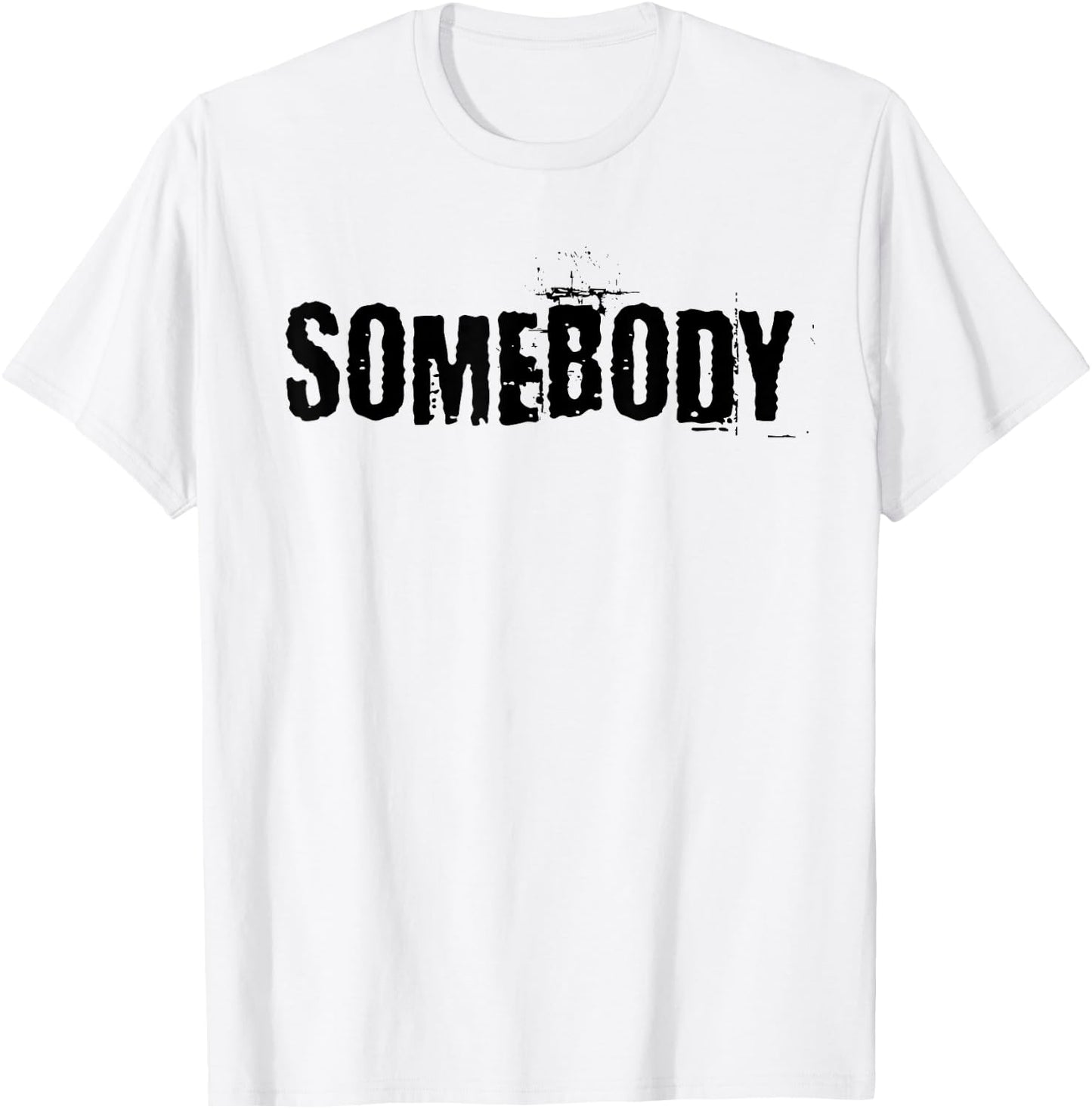 Somebody And Problem Funny Matching Couples Vintage T-Shirt - T-Shirt | White