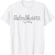 City Skyline Travel Souvenir Tourist Salzburg T-Shirt - T-Shirt | White