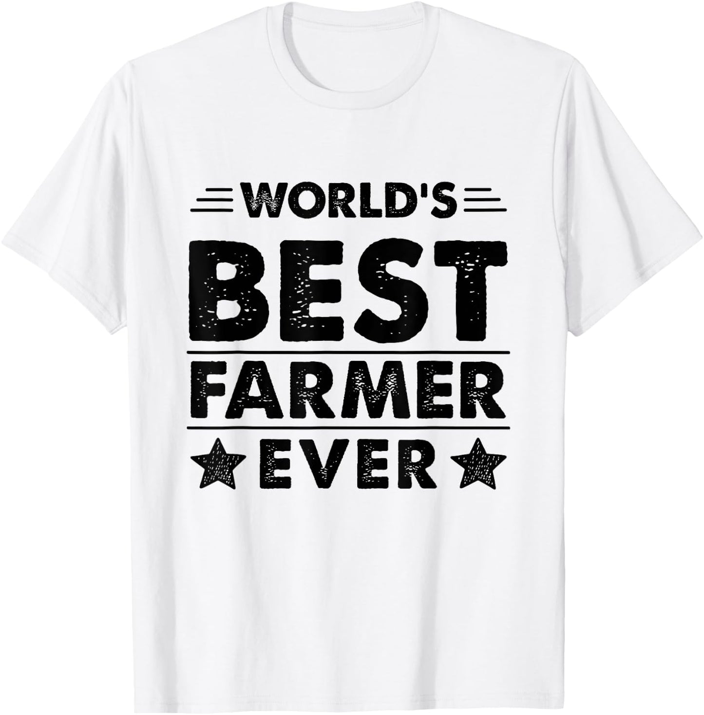 World's Best Farmer Ever T-Shirt - T-Shirt | White