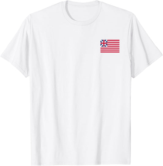 Grand Continental Colors Union Usa Congress Flag T-Shirt - T-Shirt | White