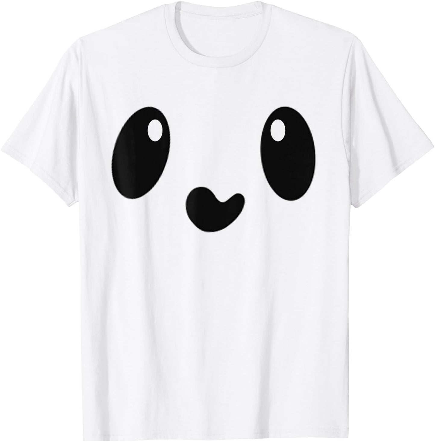 Cute Ghost Face Shirts For Girls, Funny Halloween Costume T-Shirt - T-Shirt | White