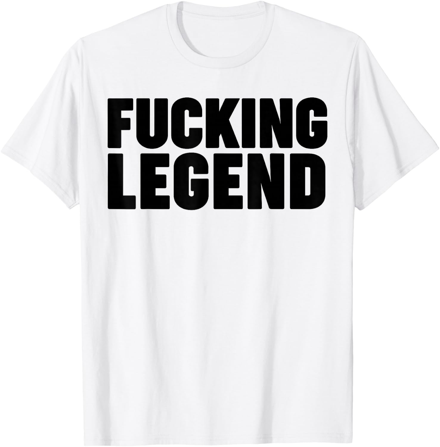 The Fucking Legend T-Shirt - T-Shirt | White