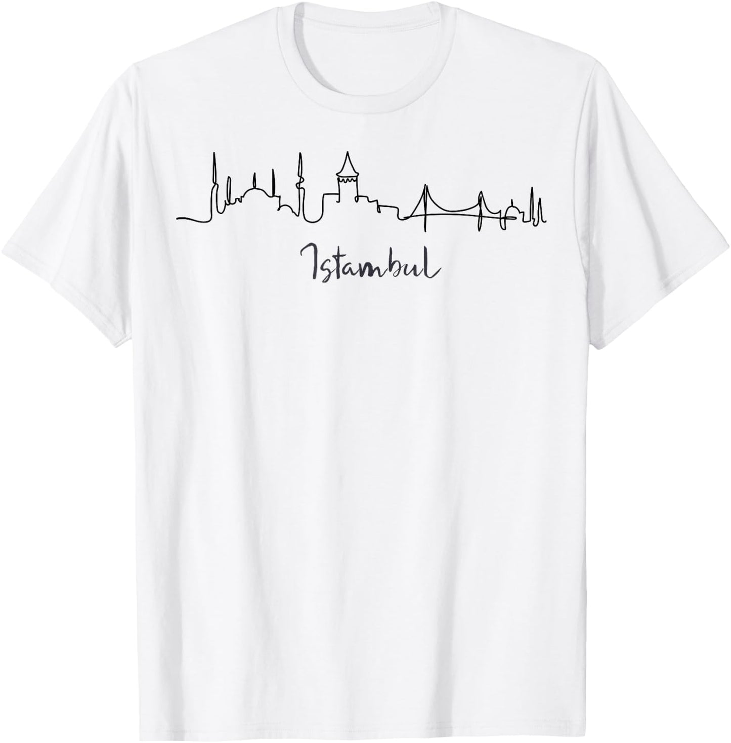Travel Europe Asia Istanbul Turkey Turkish Beach Vacation T-Shirt - T-Shirt | White