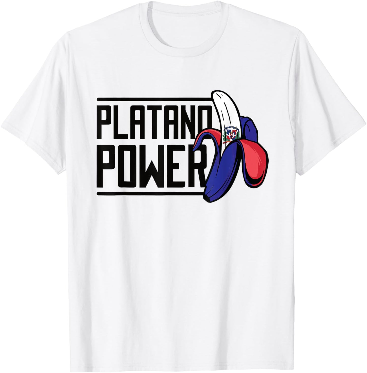 Dominican Republic Platano Power T-Shirt - T-Shirt | White
