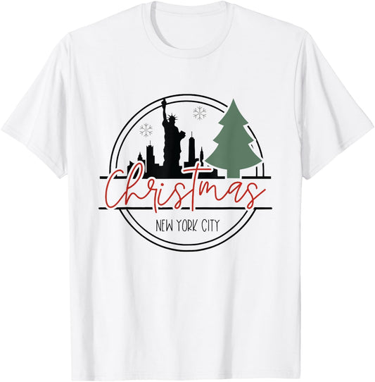 New York City Christmas Trip T-Shirt - T-Shirt | White