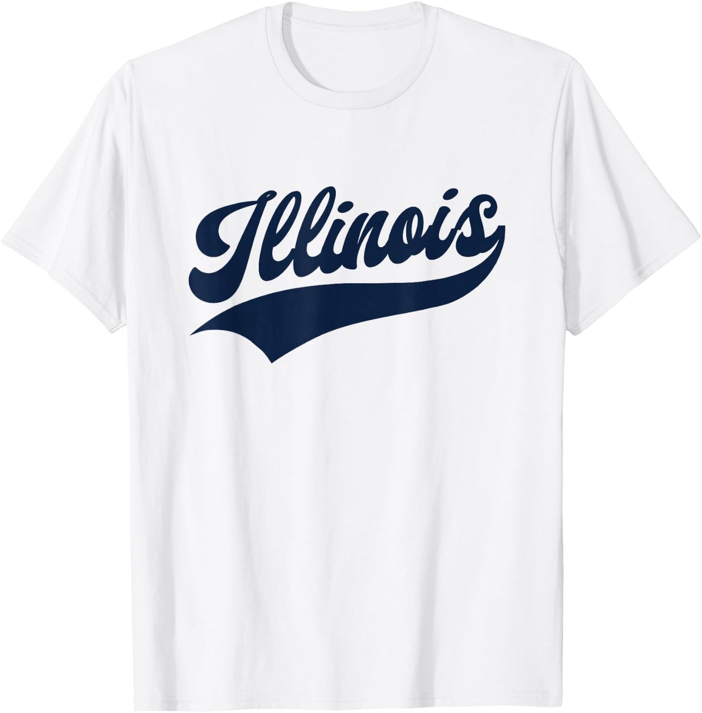 Illinois - Retro/Throwback Design - Classic T-Shirt - T-Shirt | White