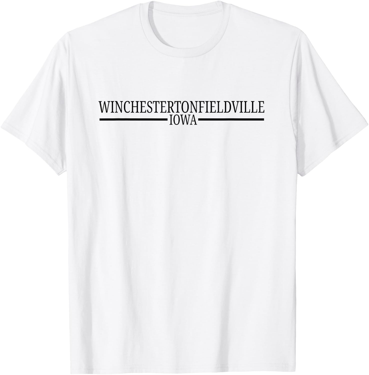 Winchestertonfieldville - Iowa T-Shirt - T-Shirt | White