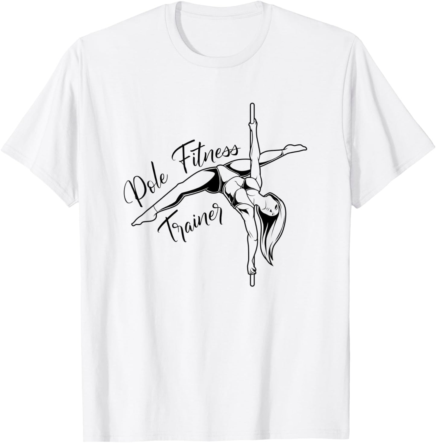 Pole Fitness Trainer T-Shirt - T-Shirt | White