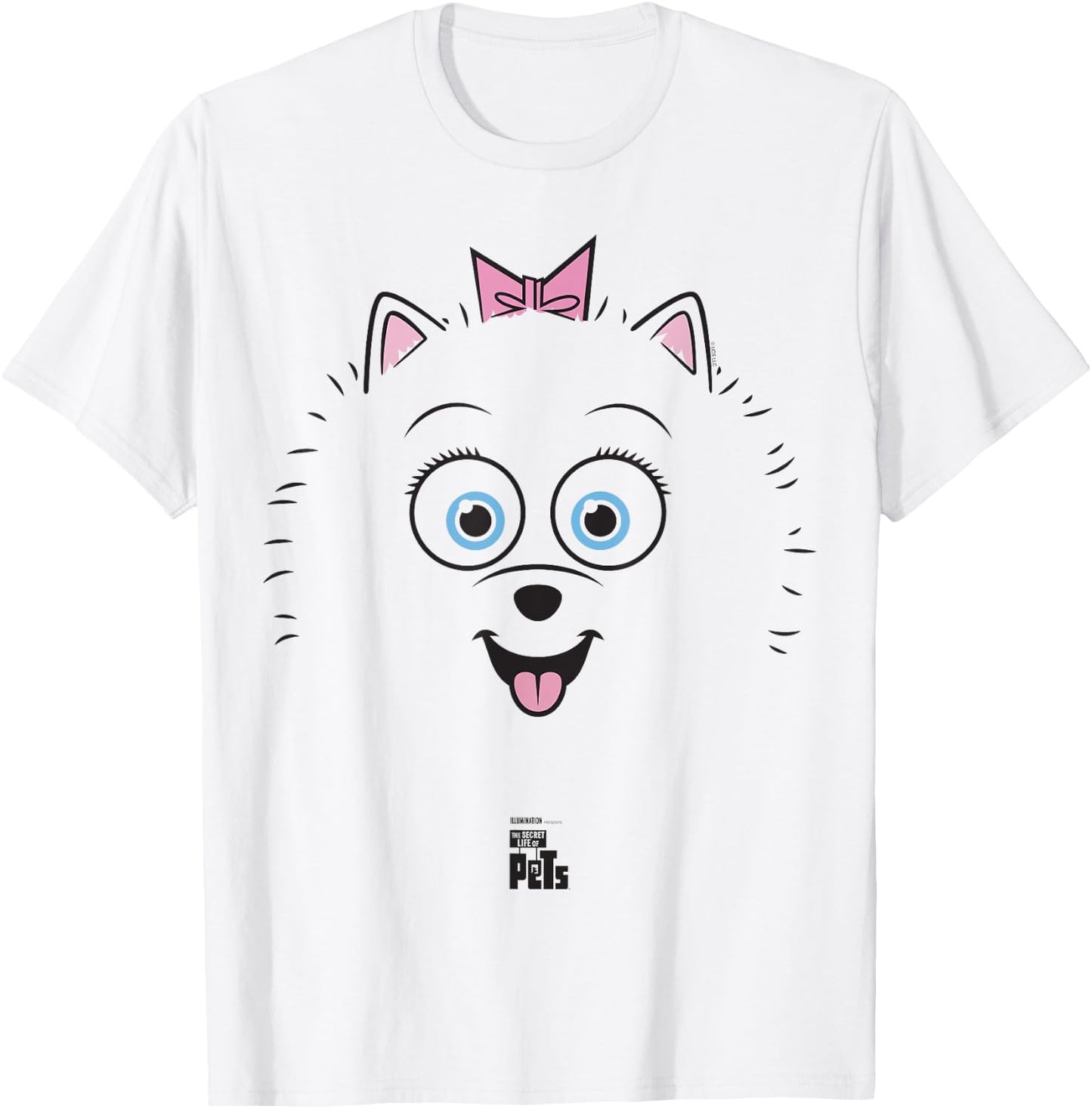 The Secret Life of Pets Gidget Big Face T-Shirt - T-Shirt | White